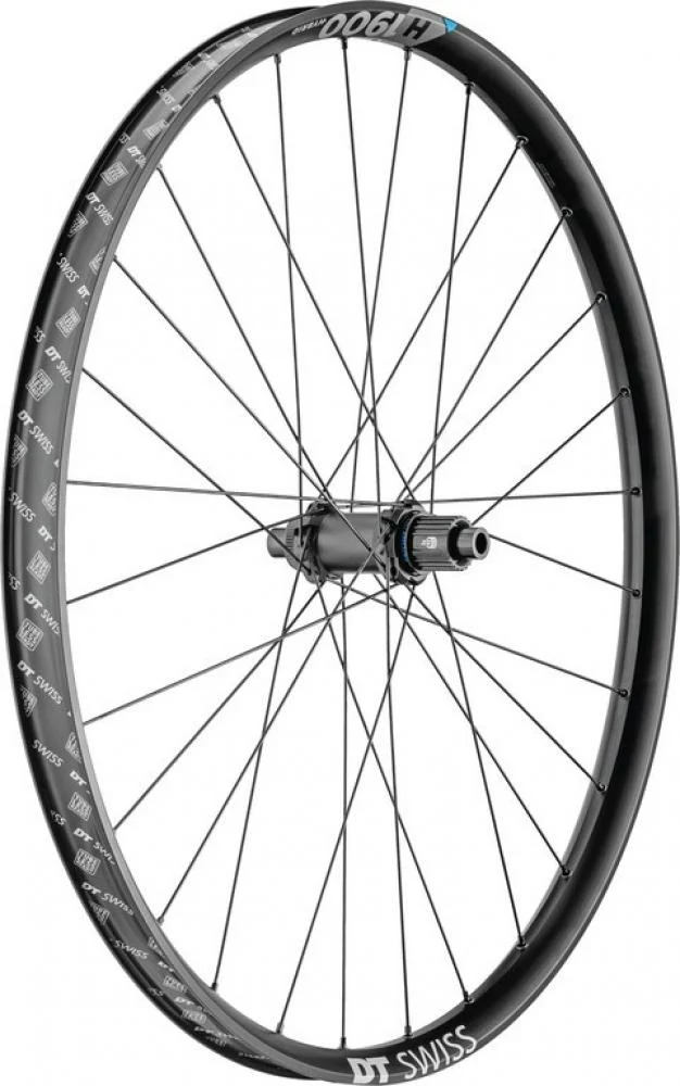 DT Swiss Laufrad H 1900 SPLINE 29" 622 x 35 mm schwarz - robustes Hybrid-eMTB-Laufrad