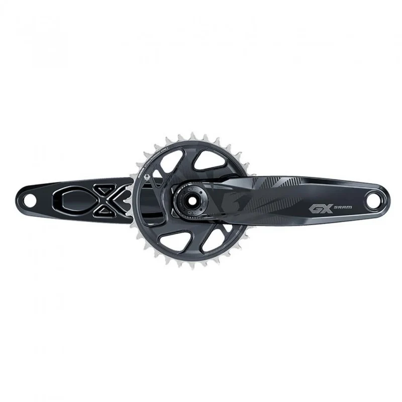 SRAM GX Eagle DUB Kurbelgarnitur 175 mm 32T lunargrau 55 mm - effiziente 1x12-Performance