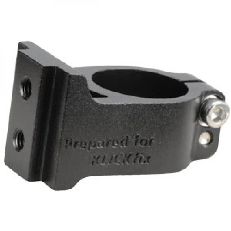 KLICKfix Montagesockel A-HEAD Adapter für Fahrradlenker - Aluminium Halterung für Lenkertaschen - Adaptersockel