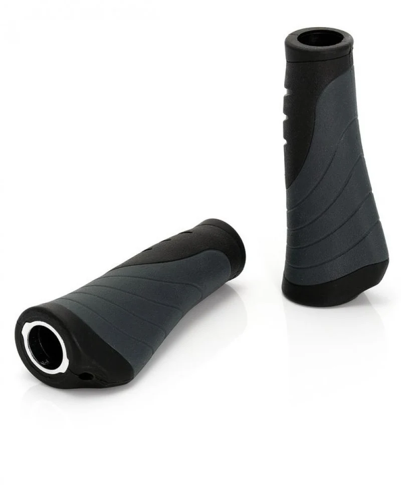 XLC Griffe Ergonomic GR-S04 135/92mm, schwarz/grau