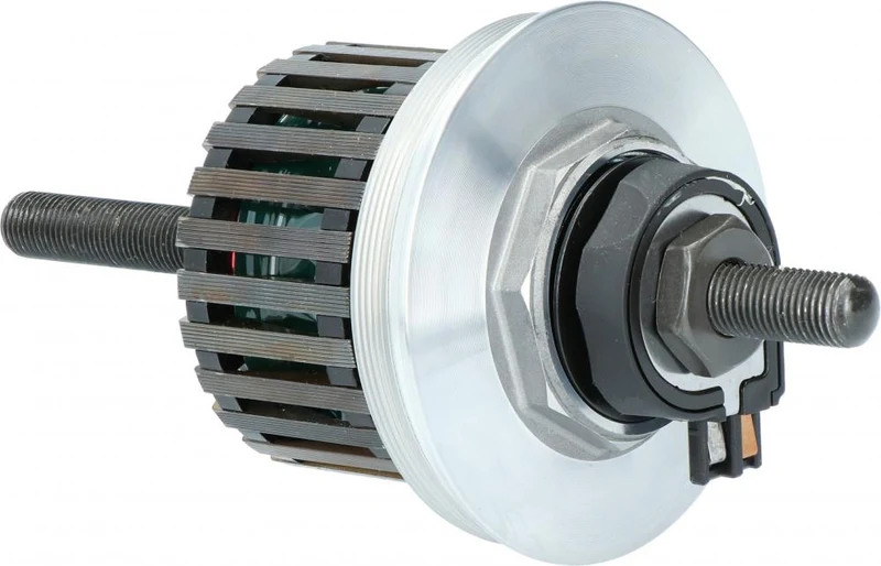 SHIMANO Dynamoeinheit 140 mm für Mutterntyp DH-3D32-NT - 140 mm, Silber