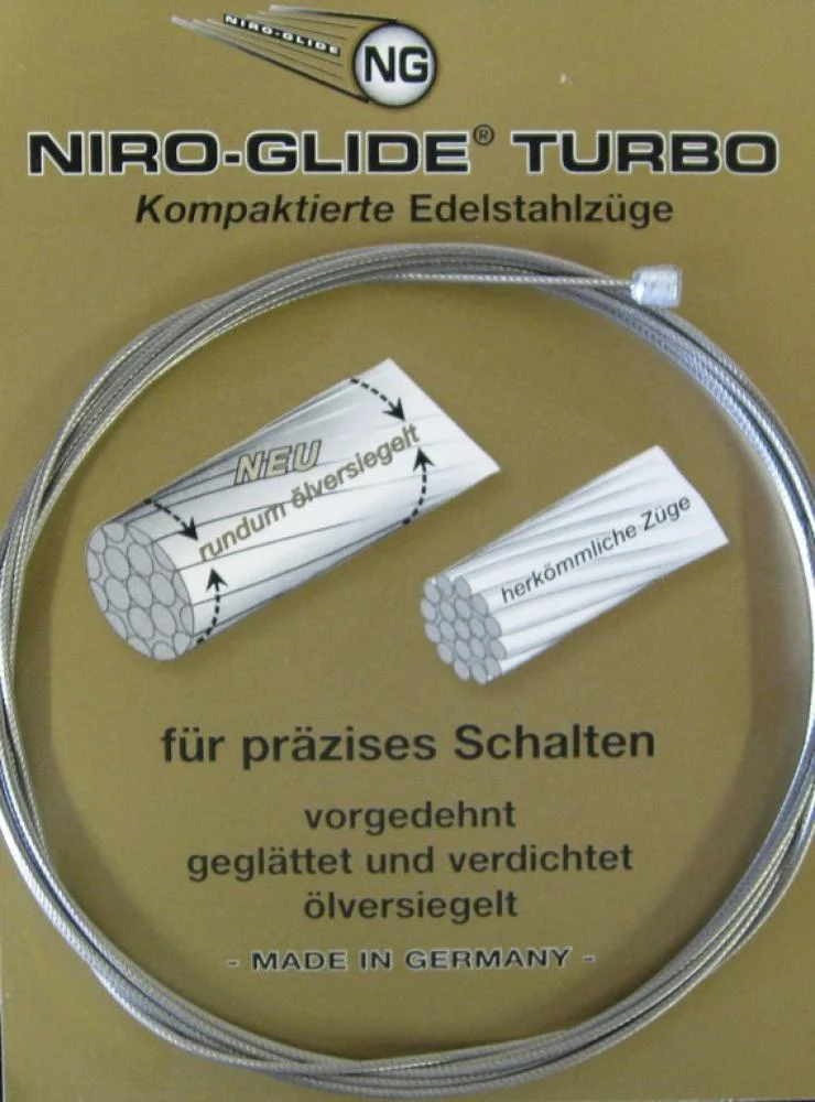 Diverse Schaltinnenzug-Edelstahl 3000mm lg.,1,1mm Ø, einzelverpackt