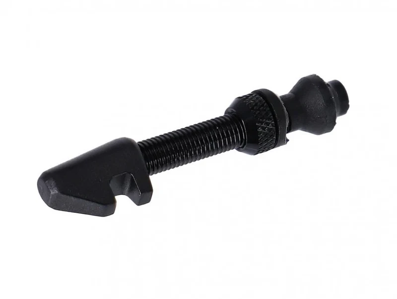 DT Swiss Tubeless-Ventil Alu schwarz 18-25 mm Schwarz - zuverlässiger Luftabschluss