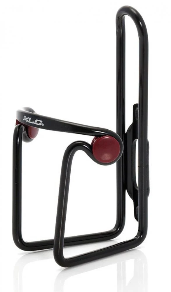 XLC Trinkflaschenhalter Alu BC-A02 schwarz/matt, Polster rund