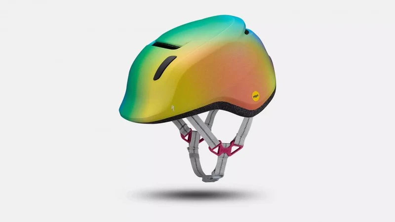 MIO 2 HLMT CE RAINBOW TDLR - Kinderhelm mit Regenbogen-Design