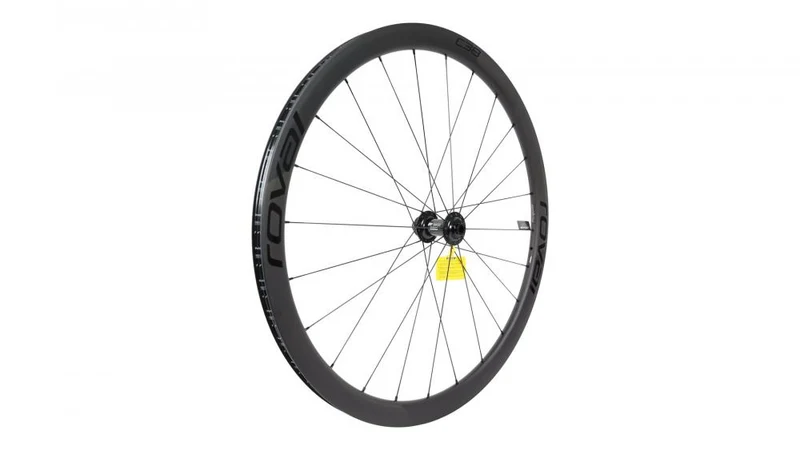 FRONT WHL MY19 C38 - Nabe - 700C FRONT CARBON TA 12X100MM DISC CENTERLOCK 24H - SATIN CARBON W/ BLACK DCL - Vorderrad