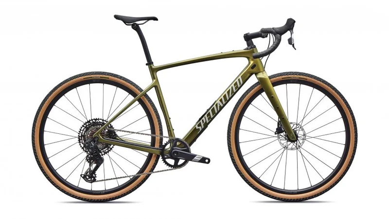 Specialized Diverge Comp Gravel Bike 52cm - Laurel Green Metallic/Gold Pearl - Gravelbike