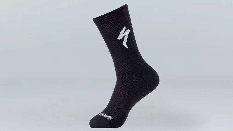 SOFT Socken AIR TALL LOGO SOCK BLK/WHT S - Bekleidung