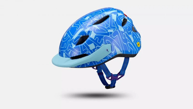 SHUFFLE 2 LED Kinderhelm CE - Sky Blue Graphic