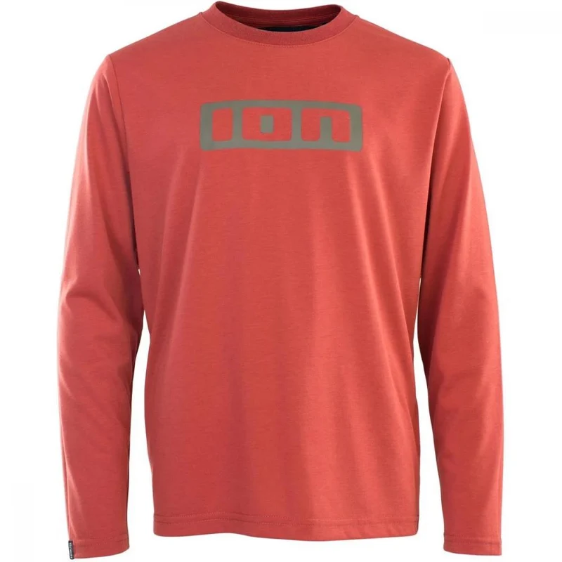 ION Youth MTB Jersey Logo Longsleeve DR - Kinder Mountainbike Trikot Langarm
