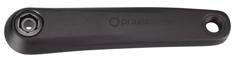 TURBO CRK TURBO - Kurbelarm - BROSE ISIS SPLINE (G1) 165MM NON-DRIVE SIDE ARM ALLOY PRAXIS