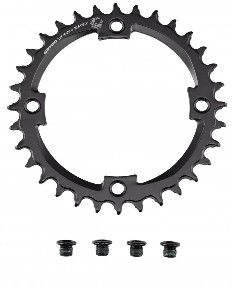 SRAM Eagle Kettenblatt 32 Zähne - 12-fach Turbo Chromoly Stahl Kettenring 104 BCD 1x