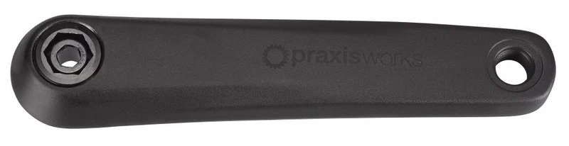 Praxis Turbo Kurbel ISIS Spline für Brose Motor - 165mm Aluminium Antriebsarm - Kurbeln