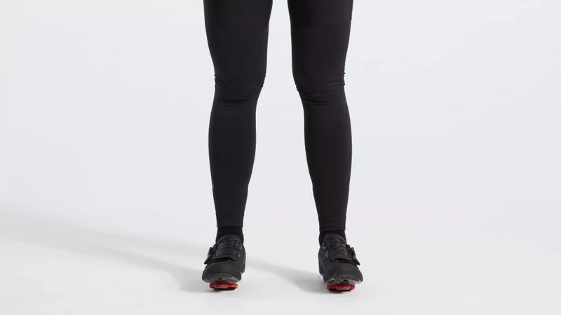 SEAMLESS LEG WARMER BLK XL/XXL - Nahtlose Beinwärmer Schwarz - Bekleidung