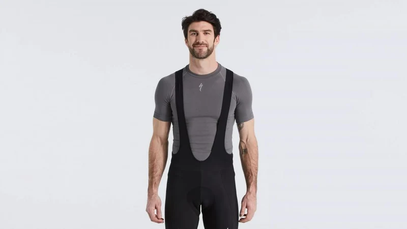 SEAMLESS BASELAYER SS MEN GRY S/M - Bekleidung
