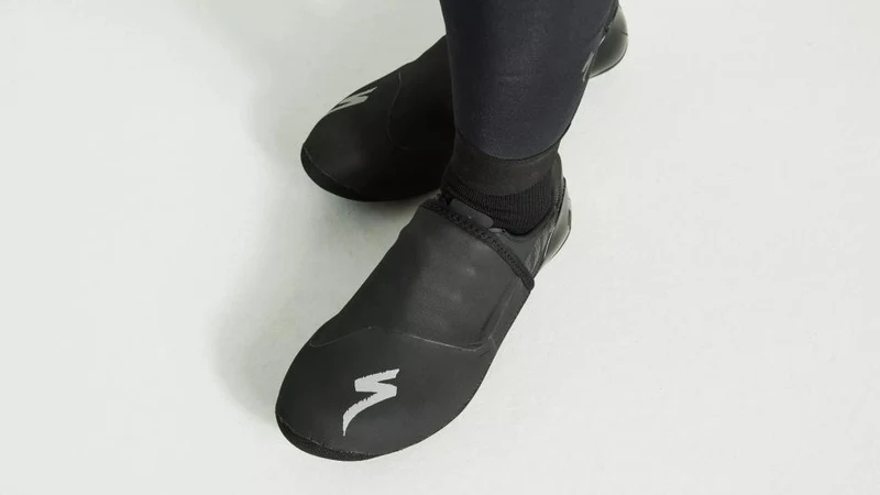 NEOPRENE TOE COVER BLK 44-48> - Booties and shoe covers