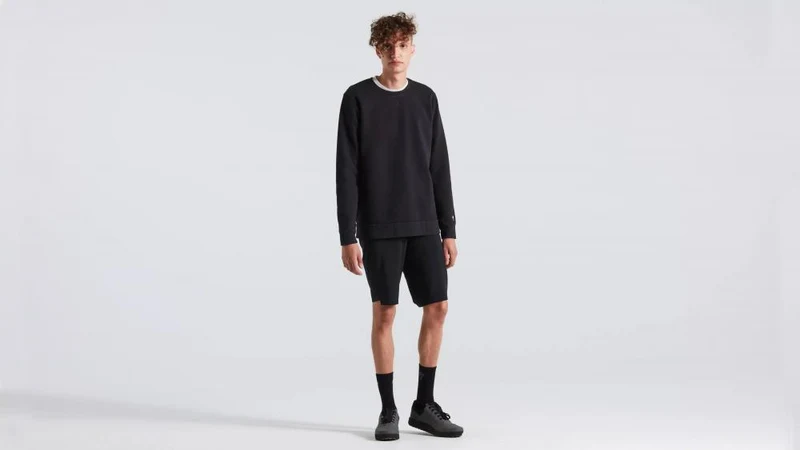 LEGACY CREWNECK LS MEN BLK S - Langarm Herren Sweatshirt Schwarz Größe S - Langarmshirt