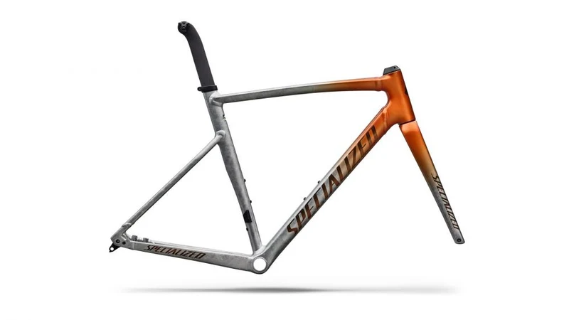 ALLEZ SPRINT Rahmenset - Leichter Aluminum-Rennradrahmen in Coptint/Flaksil/Bonzfl - Größe 49cm