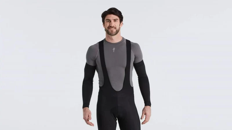 SEAMLESS ARM WARMER BLK XL/XXL - Nahtlose Armwärmer in Schwarz - Bekleidung