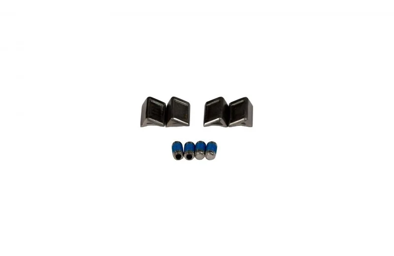 SHIV DISC Aerobar Extension Lock Plates & Bolts (4 Stück) - Befestigungsset für Triathlonlenker - Adapterplatte
