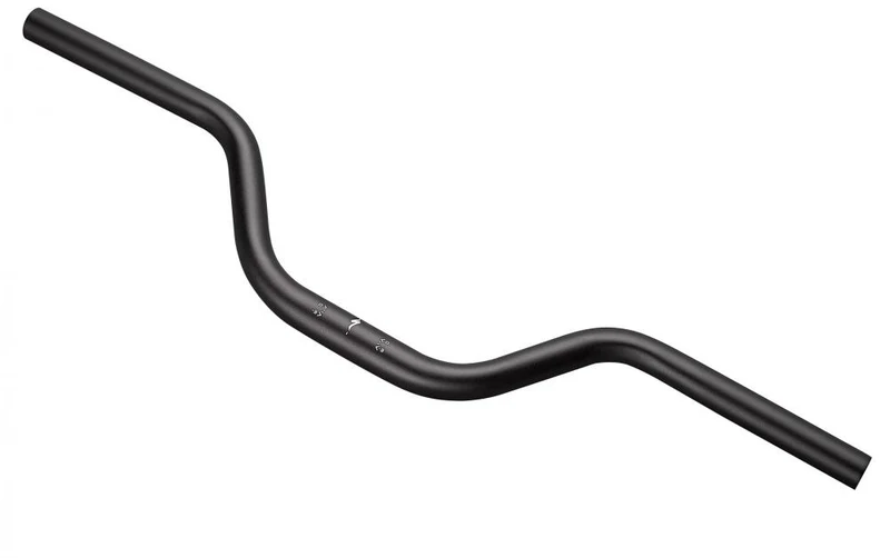 KIDS BAR KIDS MINI-RISE HANDLEBAR - 25.4 mm - 25.4MM 600MM WIDTH ALLOY 80MM RISE / 5-DEG BACKSWEEP 22.2MM DIAMETER AT GRIP MOUNT - Lenker